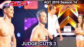 Duo MainTenanT - Andrei & Alexander Acrobats| America's Got Talent 2019 Judge Cuts