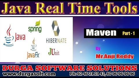 Java Real Time Tools || Java Tools Mavent Part - 1 by AnjiReddy