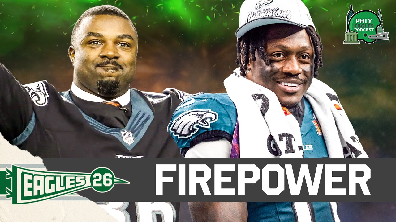 Eagles 26: Brian Westbrook & A.J. Brown, Two Pillars of Offensive EXCELLENCE | PHLY Eagles Podcast