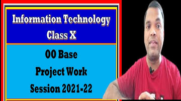 Project Work Class 10 IT 402 | Information Technology Project in OO Base for Class 10 | Class 10 IT