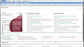 Enabling the Projects Module - SugarCRM Training