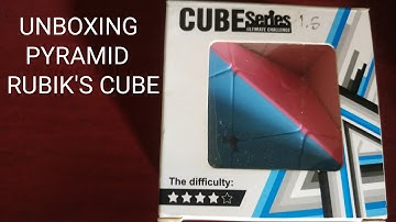 UNBOXING A 3×3 PYRAMID CUBE...