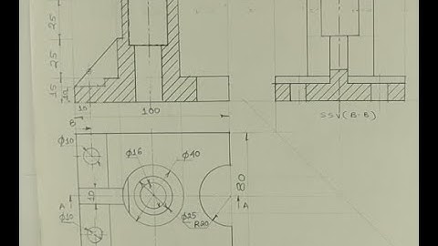 Missing view - Engineering drawing - Technical drawing