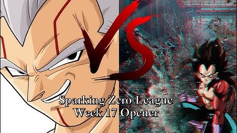 (CPU Vs CPU) Sparking Zero League Week 17 Opener - Baby Vegeta Vs SS4 Vegeta