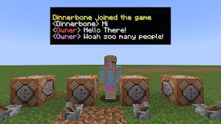 Minecraft 1.18.1: How To Make Fake Player Join Message and Messages screenshot 5