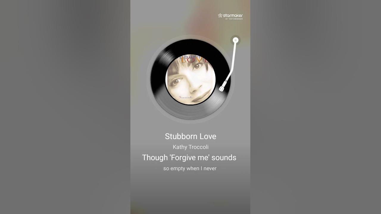 Stubborn Love Covered by Grasya #starmaker
