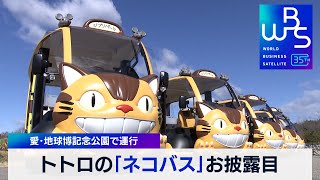 トトロの「ネコバス」お披露目　愛・地球博記念公園で運行【 WBS 】（2024年2月27日）