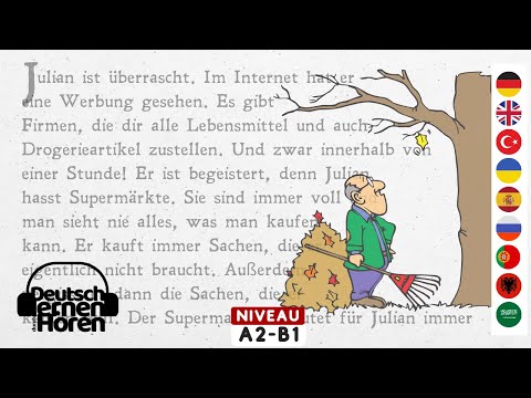 #551 Deutsch lernen mit Geschichten | Deutsch lernen durch Hören | A2-B1 | Learn German with stories