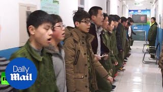 Inside China's boot-camps for internet addicted teenagers - Daily Mail