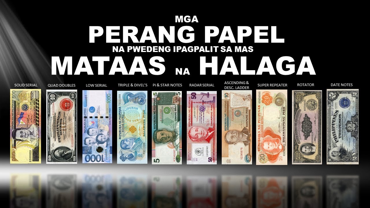 PERANG PAPEL NA MAY MATAAS NA HALAGA: FANCY BANKNOTES
