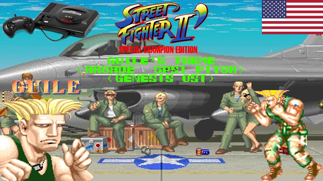 Sega Genesis / 32X - Street Fighter 2: Special Champion Edition - Guile  Stage - The Spriters Resource