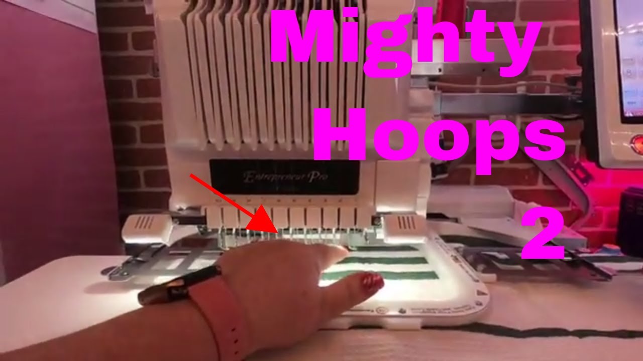 How to use Mighty Hoops on your PR1000E how to trace your design!😀