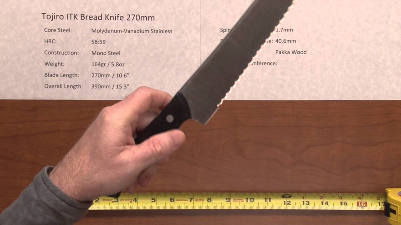TOJIRO Bread Knife 270mm|Japanese Bread Knife
