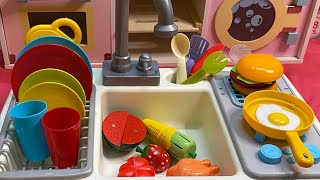 العاب طبخ_ لعبه مطبخ الاطفال وغسيل الاطباق وتقطيع الخضراوت _ العاب اطفال cooking toys play screenshot 5