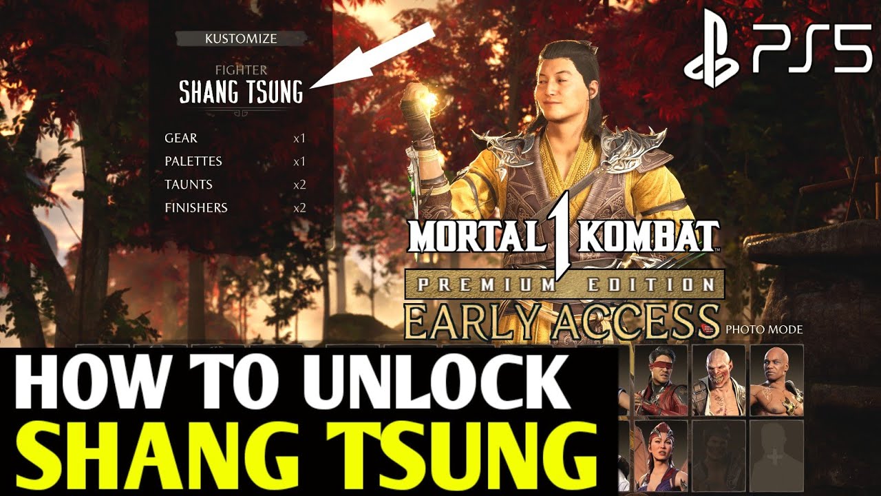 How to Unlock Shang Tsung MORTAL KOMBAT 1 Shang Tsung Unlock
