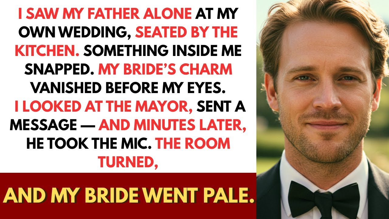 They Hid My Father at My Wedding — I Sent One Message to the Mayor, and the Room Went Silent