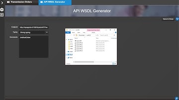 Generate API and WSDL in MediaPulse