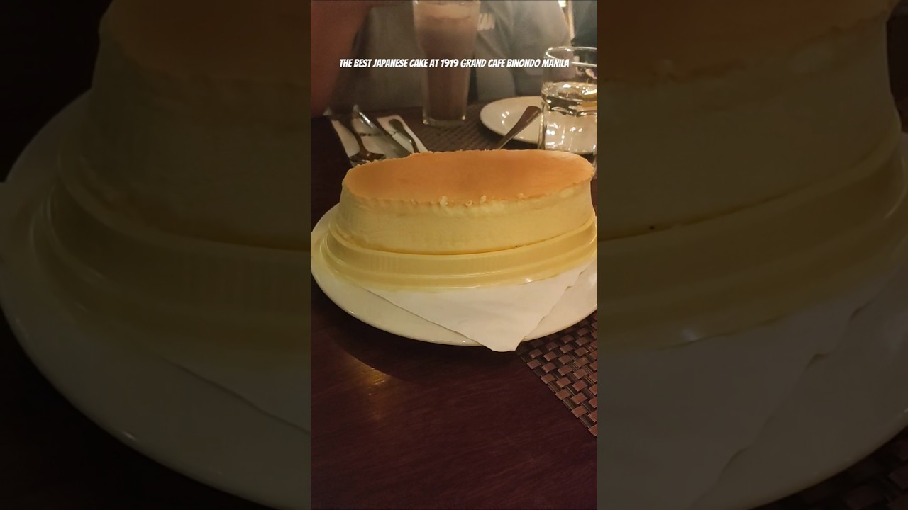 The best japanese cake at 1919 Grand Cafe binondo manila. 