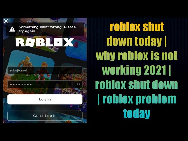 IMPORTANT-Why Roblox is currently down