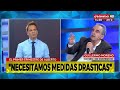 Guillermo Moreno con Augusto Pomar en Cronica TV 07/03/20