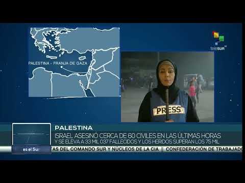 Al menos 60 civiles palestinos asesinados en las últimas horas