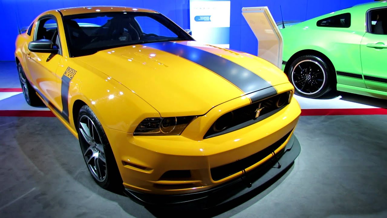 2013 Ford Mustang Boss 302 Laguna Seca Exterior And Interior At 2012 New York Auto Show