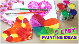 5 Easy Heart Art Painting Ideas