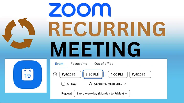 How to Create a Zoom Link for Recurring Meetings
