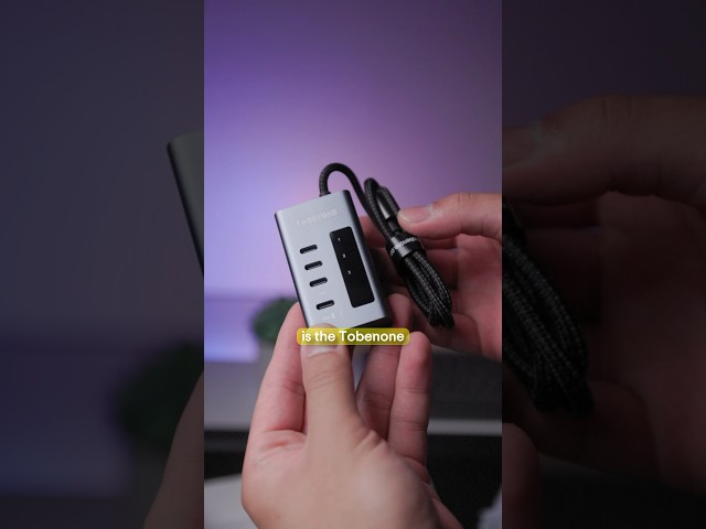 Charging made easy: 20W USB-C Hub #tech #technology #usbchub #usbhub