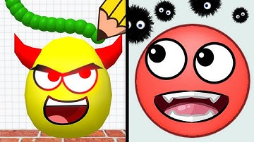 Draw To Smash Vs Hide Ball 🎃✏️🐣🦊 Max All Levels Android iOS Gameplay Ep 385