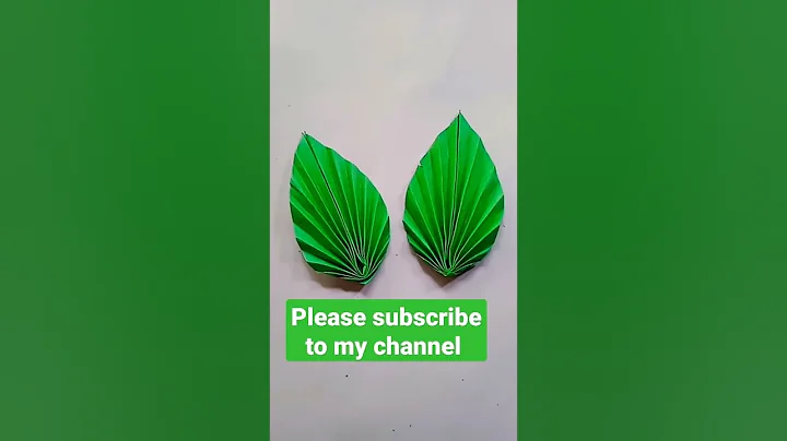 How to make a paper rose LEAF | Paper leaf DIY | Rose paper leaves | Youtube-short-video. shorts