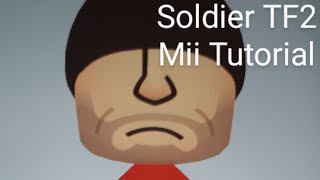 Soldier TF2 Mii Tutorial