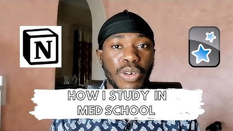 how I study in med school using Notion and Anki || Active recall and spaced repetition