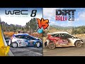Сравнение WRC 8 и Dirt Rally 2.0