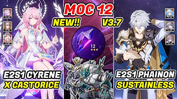 New! MOC 12 3.7 | E2S1 Cyrene x Castorice & E2S1 Phainon | Honkai Star Rail 3.7