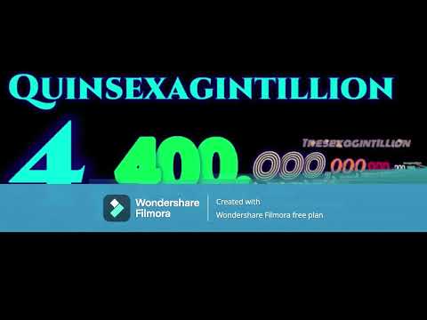 Numbers 1 to 1 Decicentillion with sound part 4