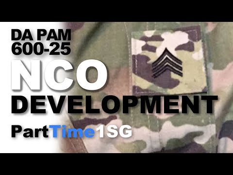 NCO Development DA PAM 600-25 - Army National Guard