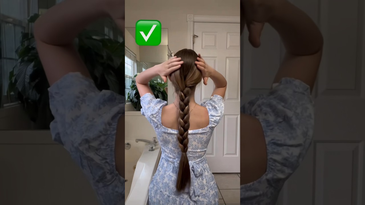 Obsessed with this hairstyle   hair  hairstyle  hairtok  myhair  hairgrowth   haircareroutine