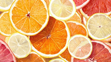 Watercolor Citrus Slices: A Tutorial