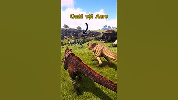 Cách hạ gục quái vật acro. #shorts #ark