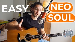 EASY Acoustic Neo-Soul Guitar Chords | Lesson for BEGINNERS