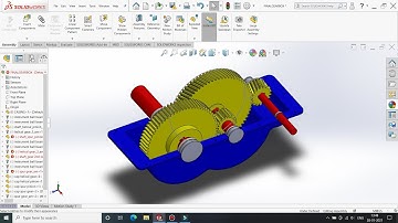 gear box assembly in solidworks |