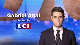 Gabriel Attal sur LCI I Je reponds a toutes les questions de Darius Rochebin et son equipe