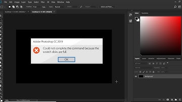 "Scratch Disks are Full"? The Final Solution in Photoshop!