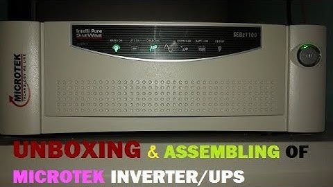 Unboxing and Full Assembling of Microtek UPS SEBz 1100 Inverter Sine Wave with Exide battery 180 AH