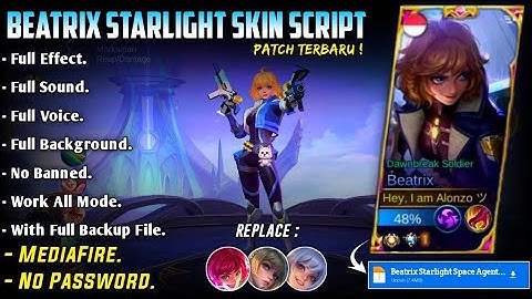 Beatrix Starlight Space Agent No Password MediaFire Full Effect Voice Sound Kungfu Panda Patch