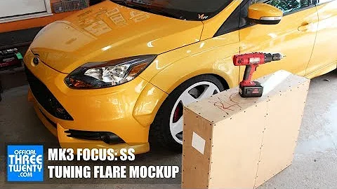 We're fitting SS Tuning flares to my MOTHER'S Focus