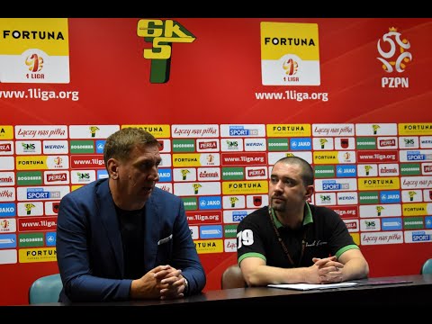 Konferencja prasowa po meczu Górnik - GKS Bełchatów