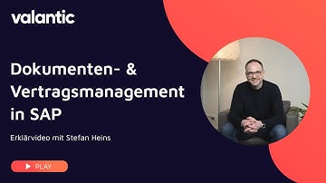 Einfach erklärt: Vertrags- und Dokumentenmanagement in SAP integriert