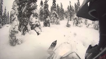 Polaris pro rmk 163 in deep snow